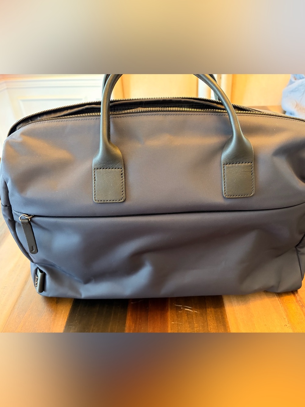 NEW July Carry All Weekender Bag French Navy Blue Travel Duffle